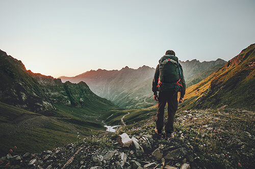 Person Hiking